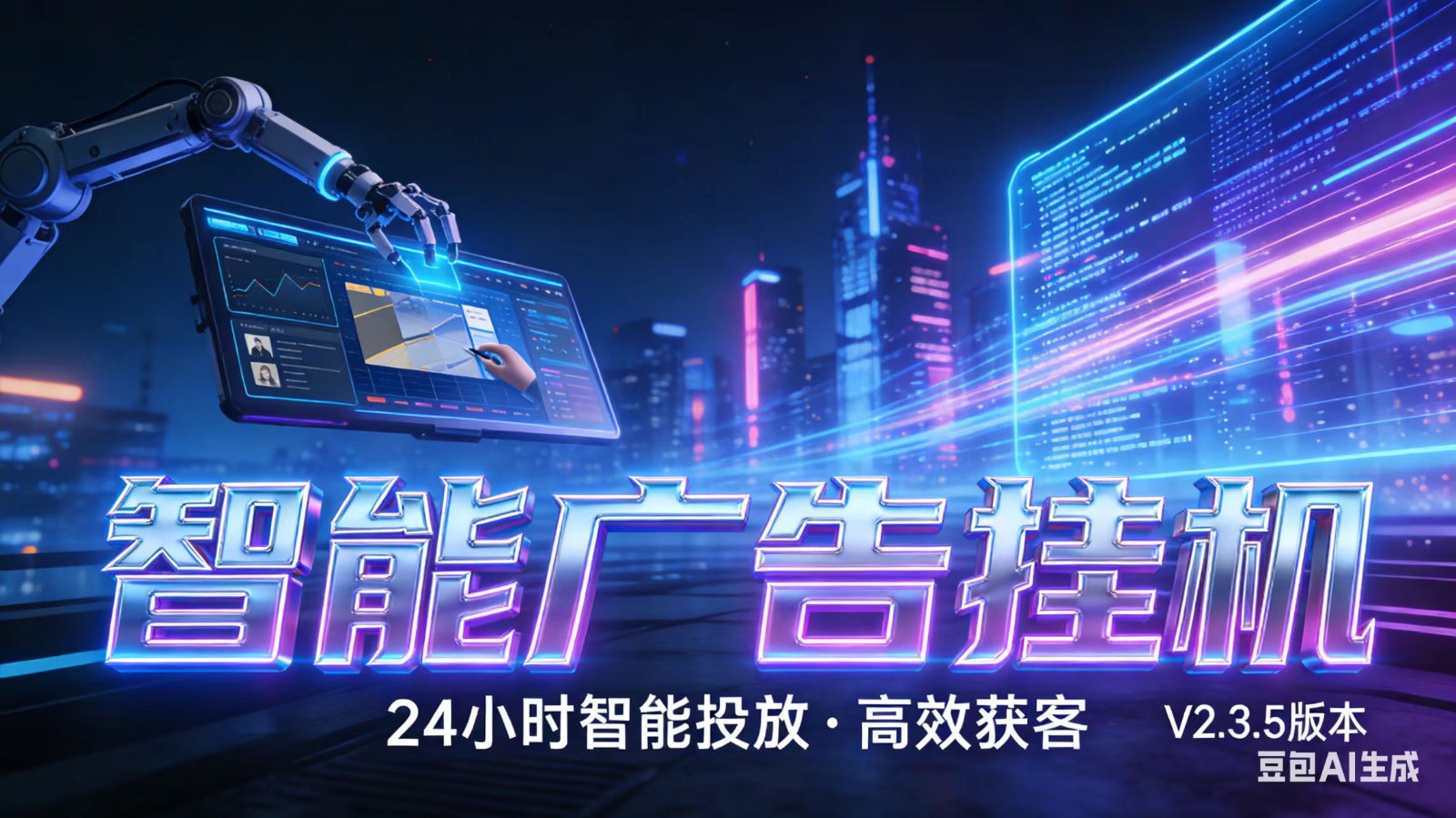 AI 广告云挂机 · 全域流量变现平台-星火轻创