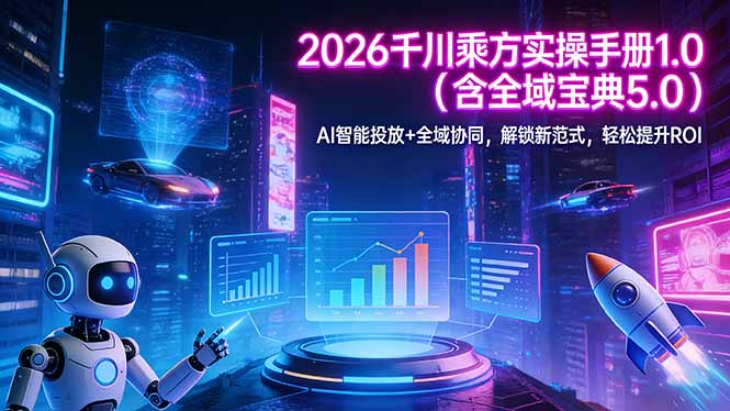 2026 千川乘方实操手册 1.0(含全域宝典 5.0-星火轻创