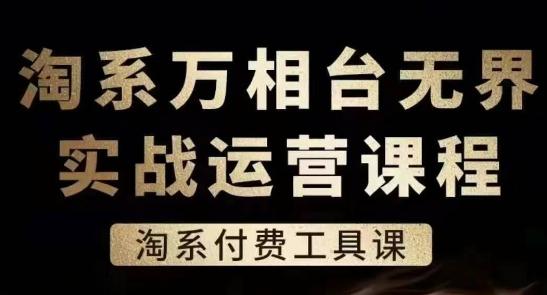 淘系万相台无界实战运营课，淘系付费工具课-星火轻创