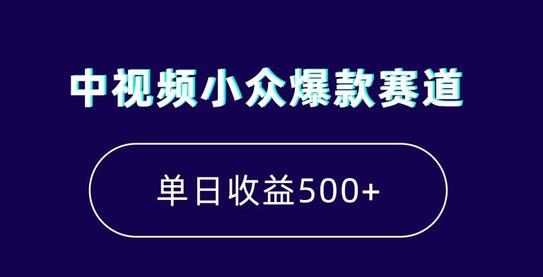 中视频小众爆款赛道，7天涨粉5万+，小白也能无脑操作，轻松月入上万【揭秘】-星火轻创