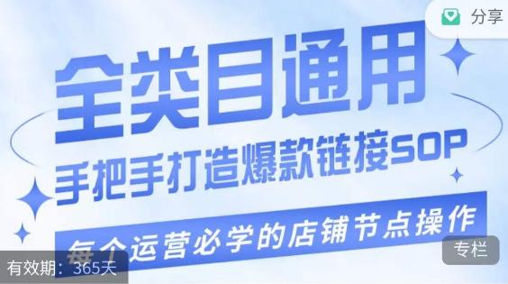 单品爆款打造实操运营，单品爆款从“0”-“1”手把手演练运营步骤-小艾项目网