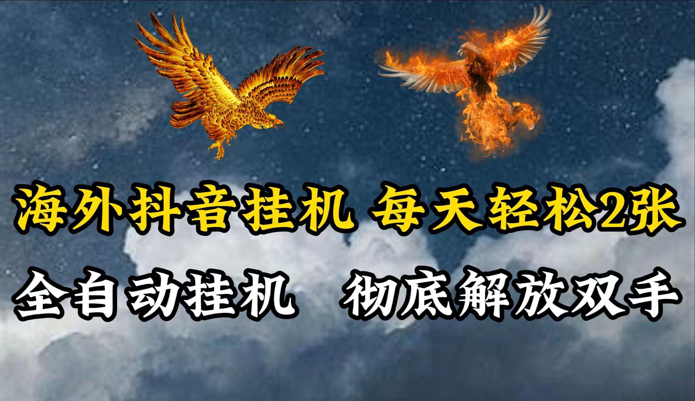 海外抖音挂机，每天轻松2张，全自动挂机，彻底解放双手！-星火轻创
