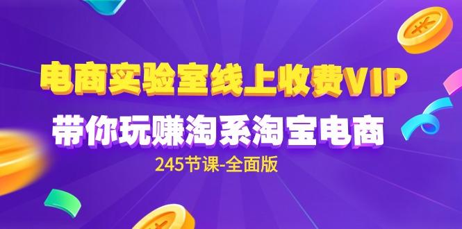 (9859期)电商-实验室 线上收费VIP，带你玩赚淘系淘宝电商(245节课-全面版)-星火轻创