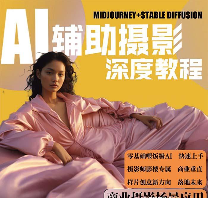 (8727期)2024年AI辅助摄影人工智能商业应用摄影课程(37节课)-星火轻创