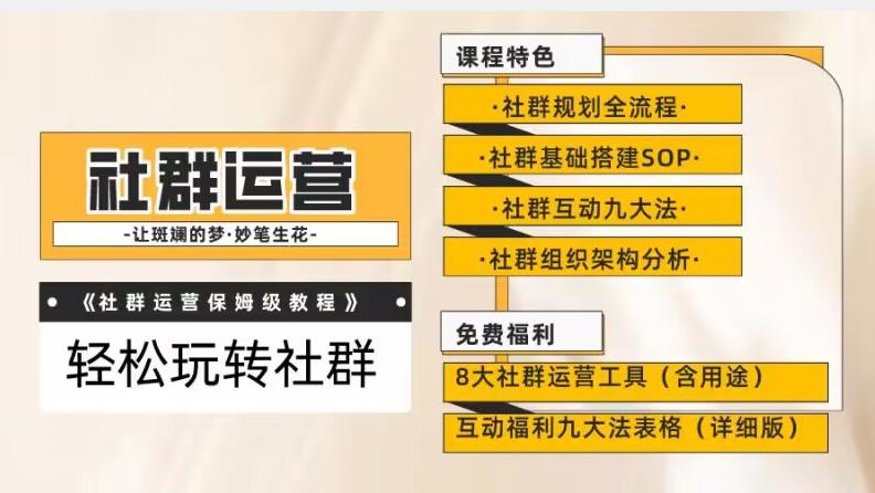 【社群运营】保姆式教程：九大互动法，八款社群运营工具助你轻松玩转社群【揭秘】-小艾项目网