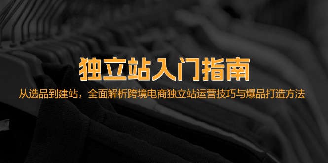 独立站入门指南：从选品到建站，全面解析跨境电商独立站运营技巧与爆品…-星火轻创