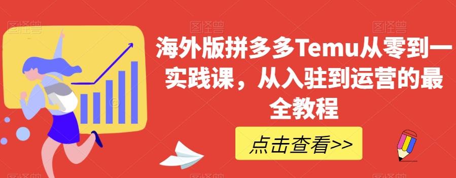 海外版拼多多Temu从零到一实践课，从入驻到运营的最全教程-星火轻创