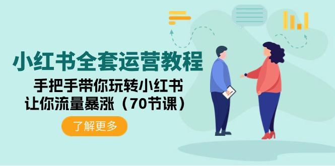(9624期)小红书全套运营教程：手把手带你玩转小红书，让你流量暴涨(70节课)-星火轻创