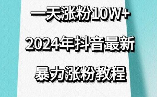 抖音最新暴力涨粉教程，视频去重，一天涨粉10w+，效果太暴力了，刷新你们的认知【揭秘】-星火轻创