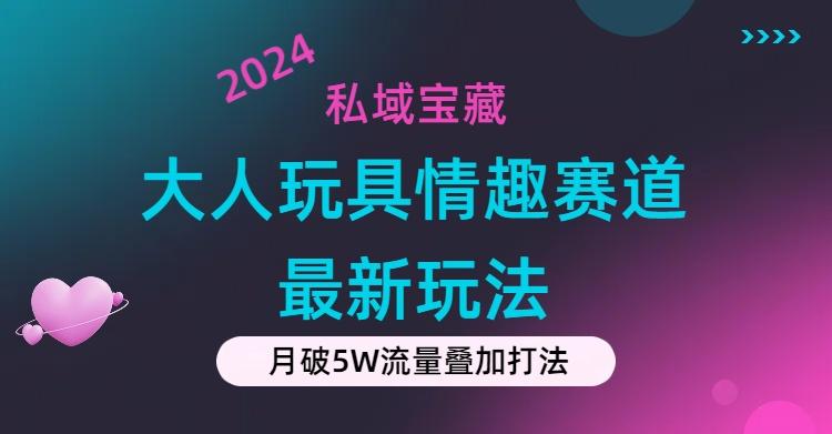 私域宝藏：大人玩具情趣赛道合规新玩法，零投入，私域超高流量成单率高-星火轻创