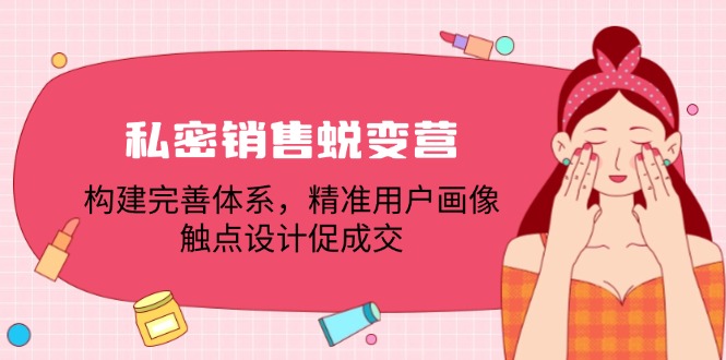 私密销售蜕变营：构建完善体系，精准用户画像，触点设计促成交-星火轻创