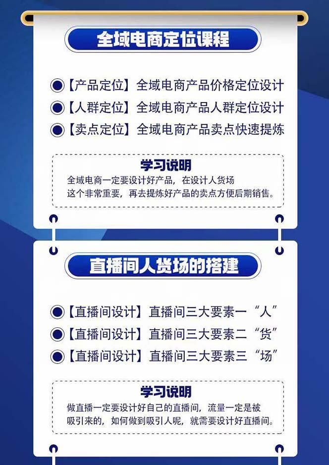 图片[2]-全域电商-粗暴玩法课：10亿销售经验干货分享！定位/免费起号/千川投流-星火轻创