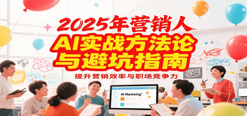 2025年营销实战方法论与避坑指南,利用AI提升营销效率与职场竞争力-星火轻创