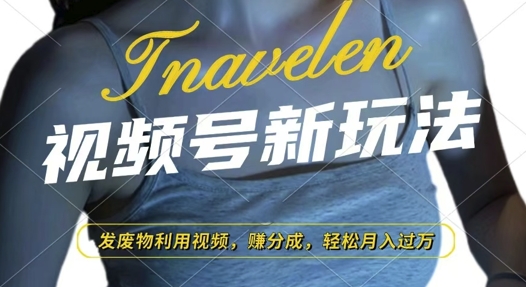 视频号新玩法，废物利用视频，撸分成收益，轻松月入过W【揭秘】-星火轻创