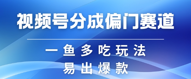 视频号创作者分成计划偏门类目，容易爆流，实拍内容简单易做【揭秘】-星火轻创