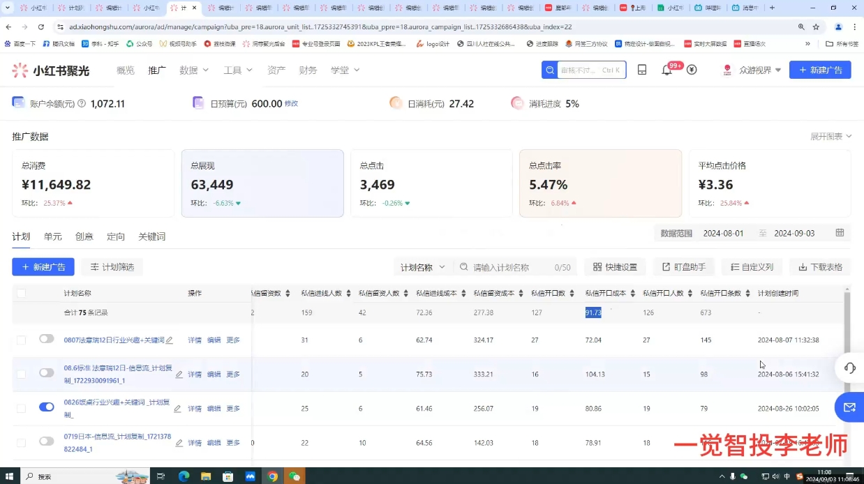 李老师·小红书运营投流，0基础实战教学-星火轻创