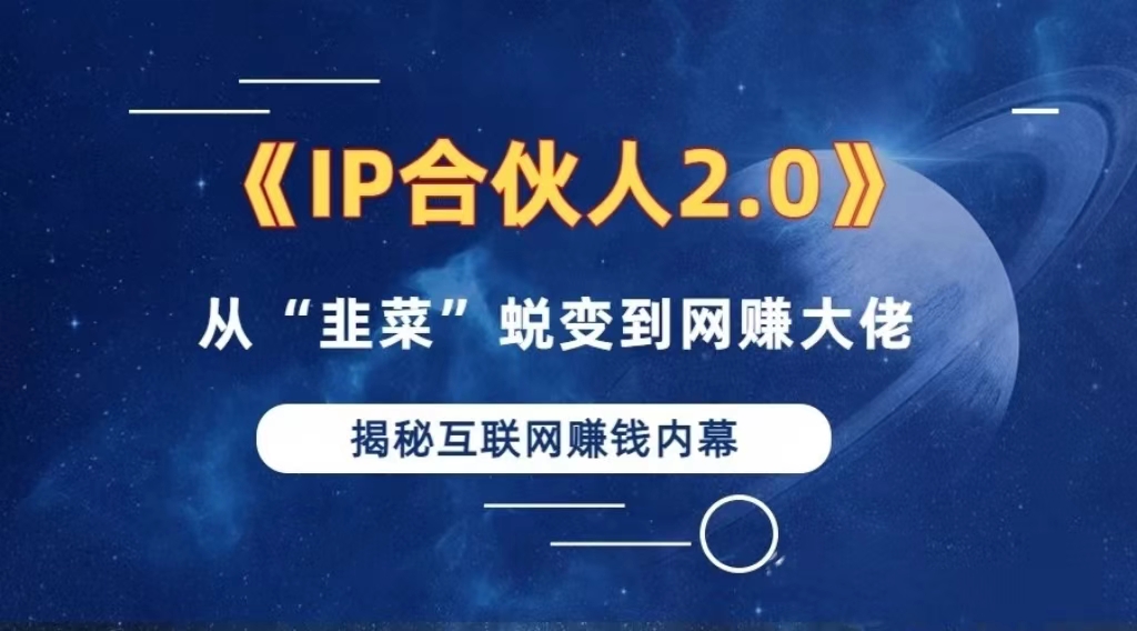 2024如何通过”知识付费“卖项目年入”百万“卖项目合伙人IP孵化训练营-星火轻创